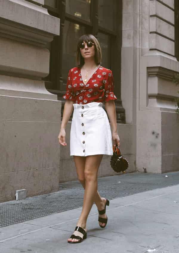 短裙搭配图片,展现夏日活力与时尚风采